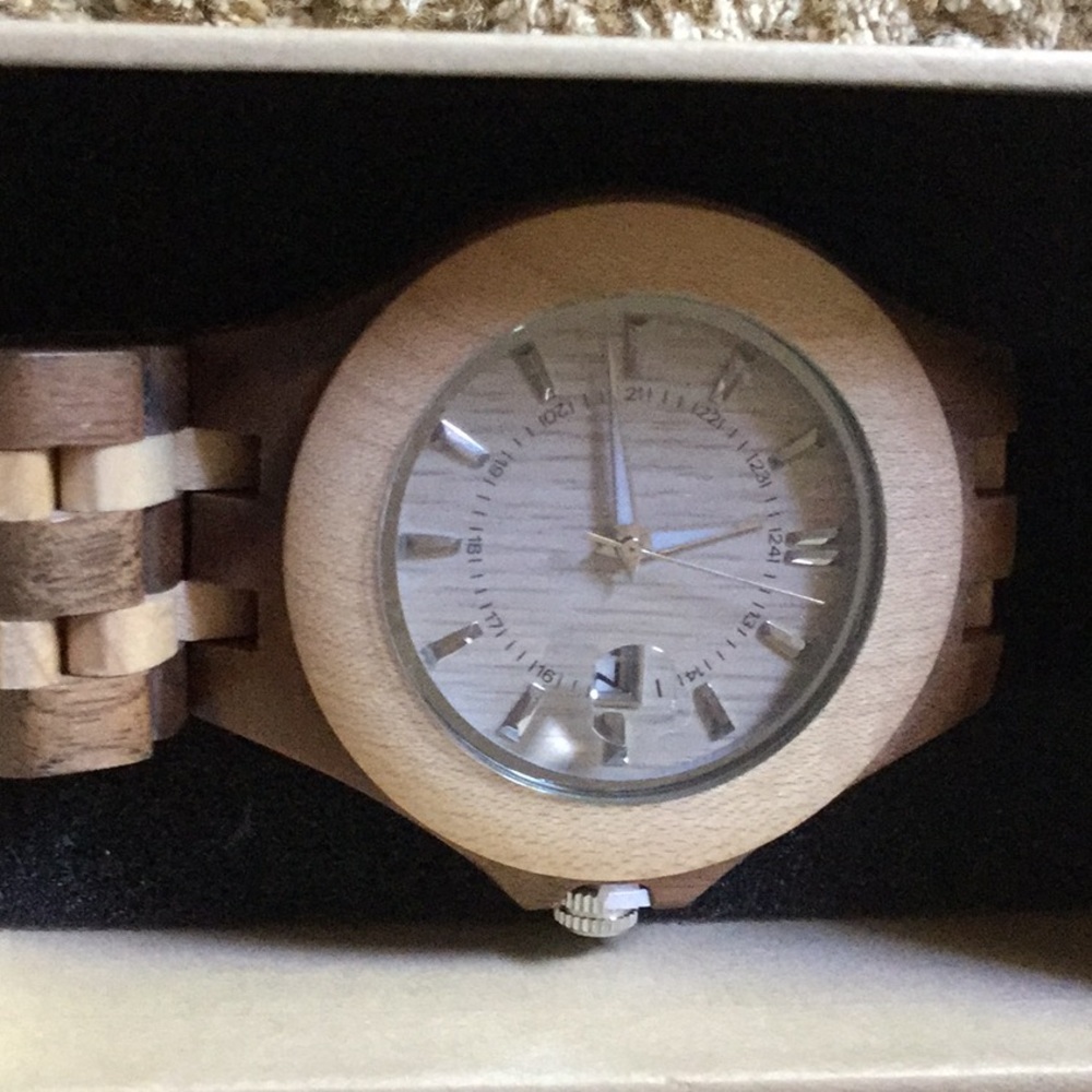 Wood watch